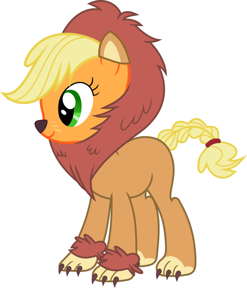 Lionjack By Timelordomega Lionjack By Timelordomega - Lion Applejack (1280x1494)