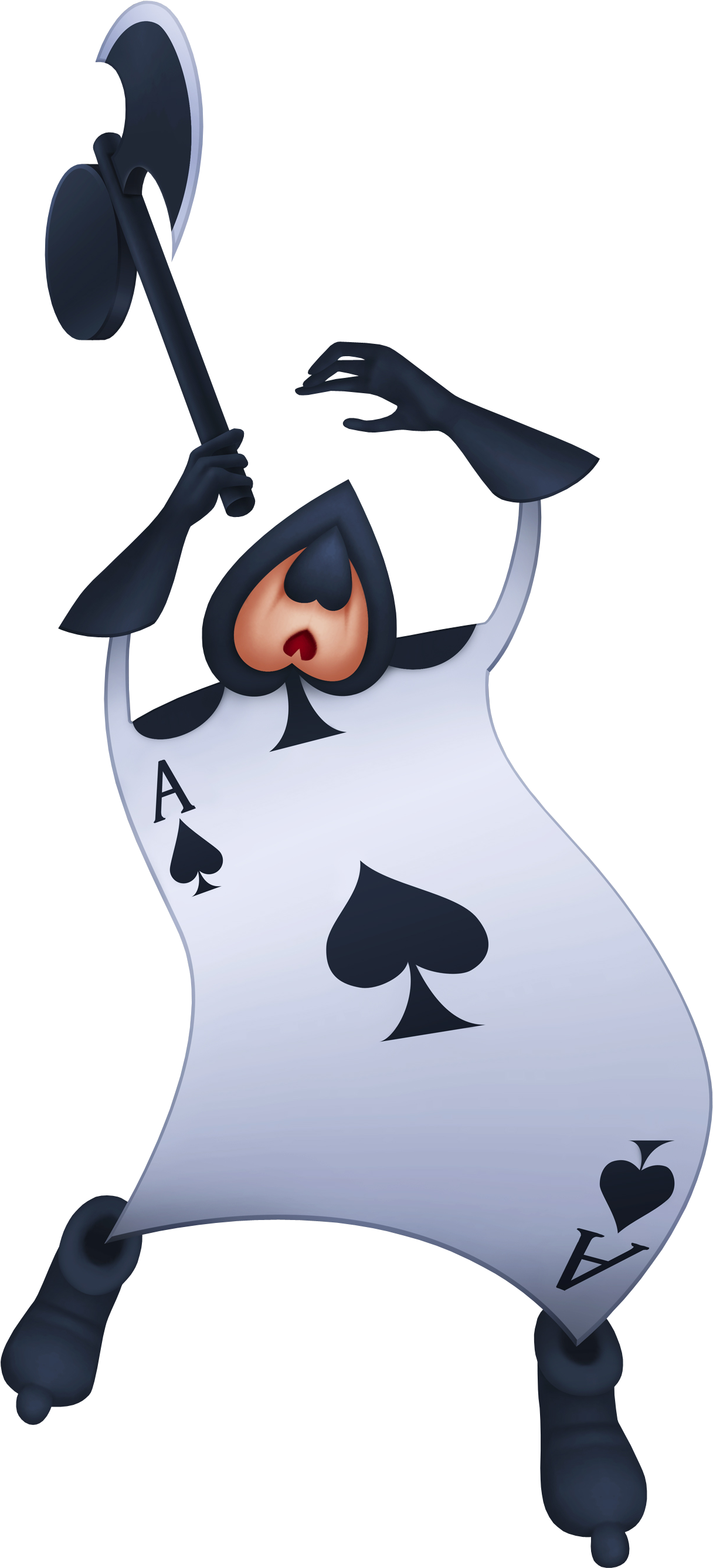 Alice In Wonderland Cartoon Characters All Images Are - Spades Alice In Wonderland (1904x2868)