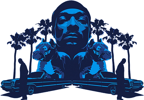 Snoop Dogg Illustration - Legend Of Hip Hop (500x666)