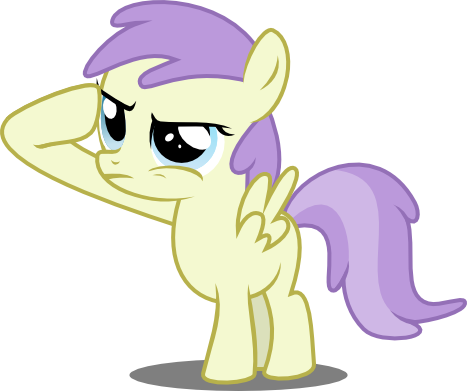 Alula Saluting By Punzil504 - Mlp Blossomforth Cloud Kicker (467x391)