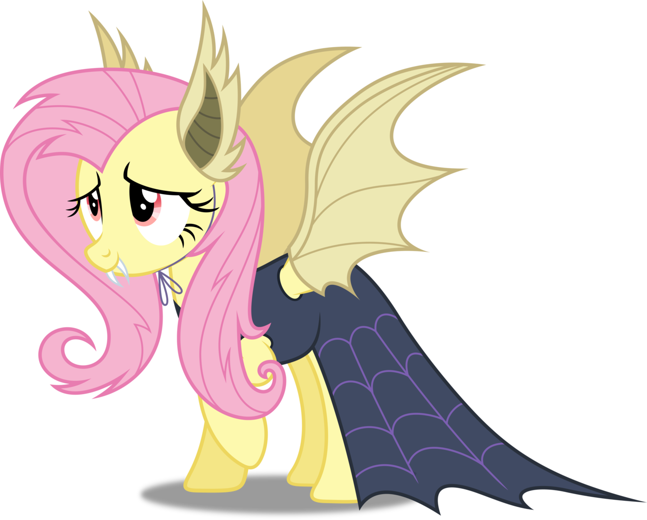 Vampire Fluttershy Fanart | TikTok, image size:1274x1024