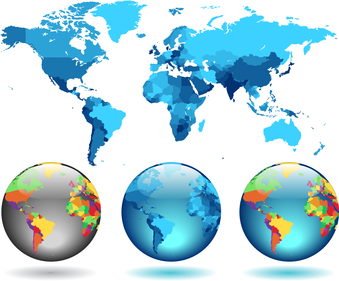 World Map Illustration - World Map Illustration (1275x1384)