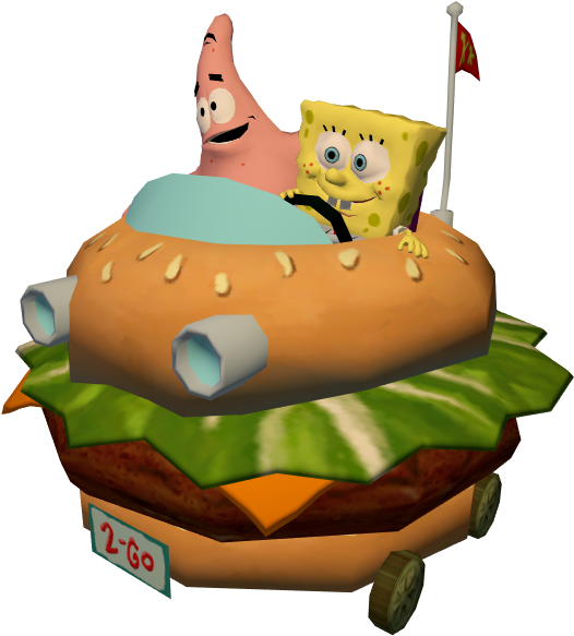 Download Zip Archive - Spongebob Squarepants Movie Patty Wagon (750x650)