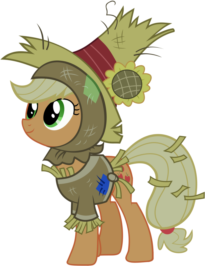 Applejack's Nightmare Night Costume By Istilllikegamecubes - Cartoon (808x988)