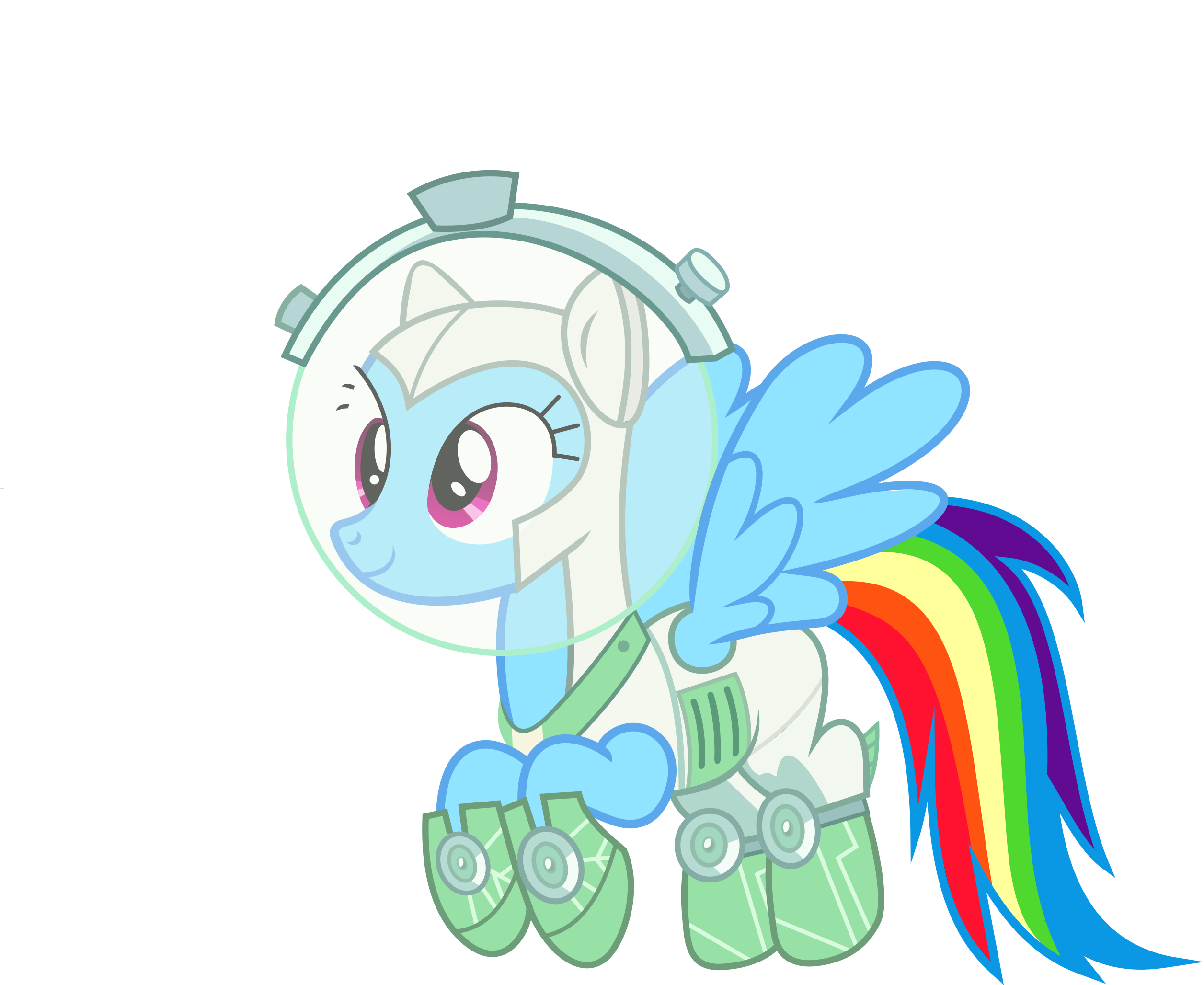 Astronaut Rainbowdash By Timelordomega Astronaut Rainbowdash - Rainbow Dash Windy Whistles (2513x2056)