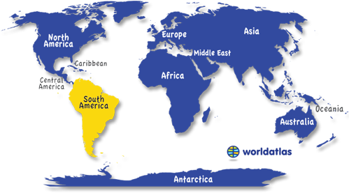 Central South America Trvl2801 World Geography For - 2014 Fifa World Cup (498x284)