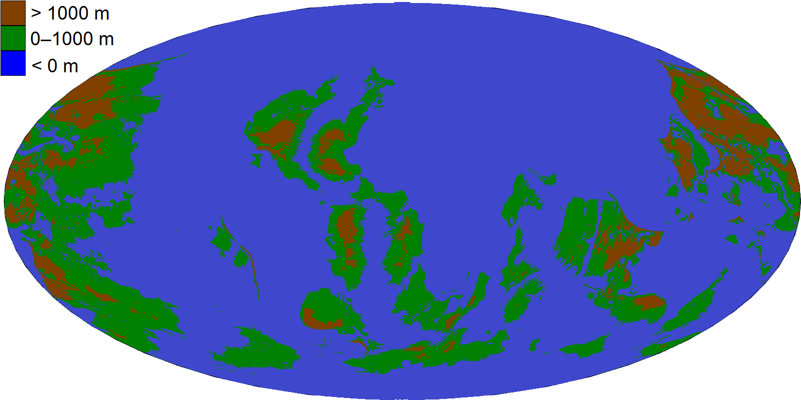 Inverted World Map 4500 - Earth (1616x822)