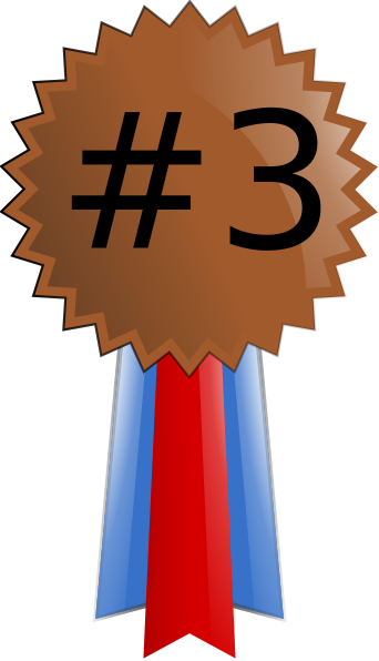 Silver Medal Clip Art (342x596)