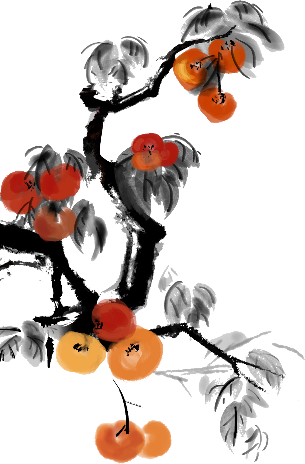 Chinese Painting Ink Wash Painting Illustration - Chinese Painting Ink Wash Painting Illustration (1197x1800)