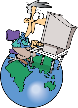 On A Wednesday Night A Major Client Called And Said - Computer World Clipart (314x435)