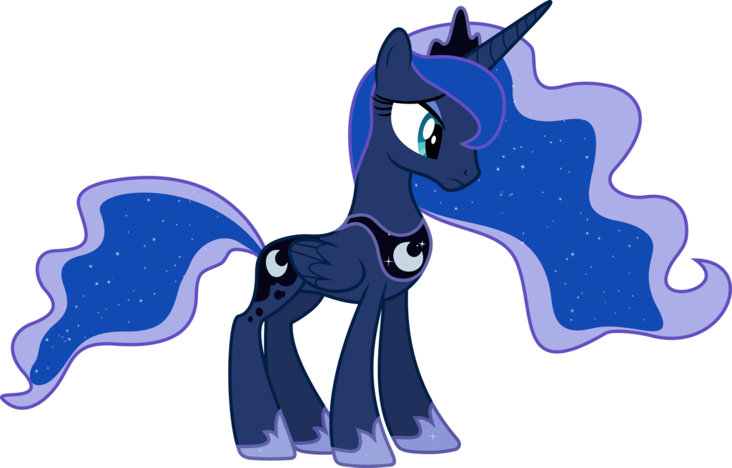 Related Coloring Pages - My Little Pony Luna Sad (1024x655)