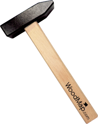 The Combination With Pins Creates An Attractive Appearance, - Stonemason's Hammer (316x400)