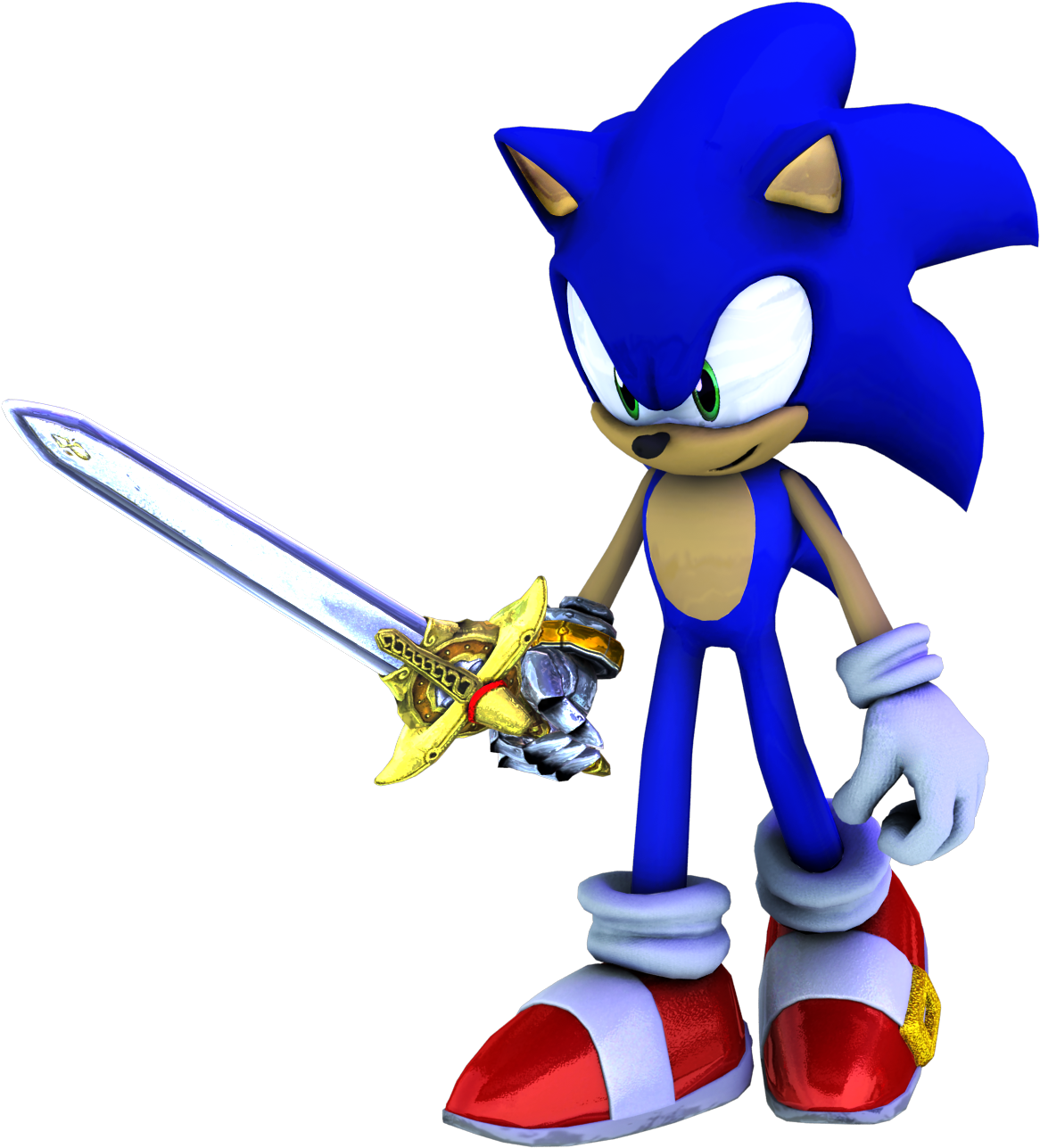 Sonic The Hedgehog And Caliburn - Sonic & Caliburn (2048x1556)