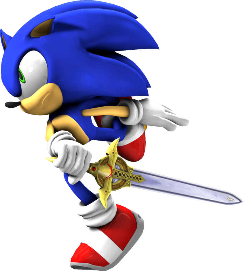Sonic And The Black Knight 4 By Lunicaura106 - Sonic & The Black Knight Render (851x938)
