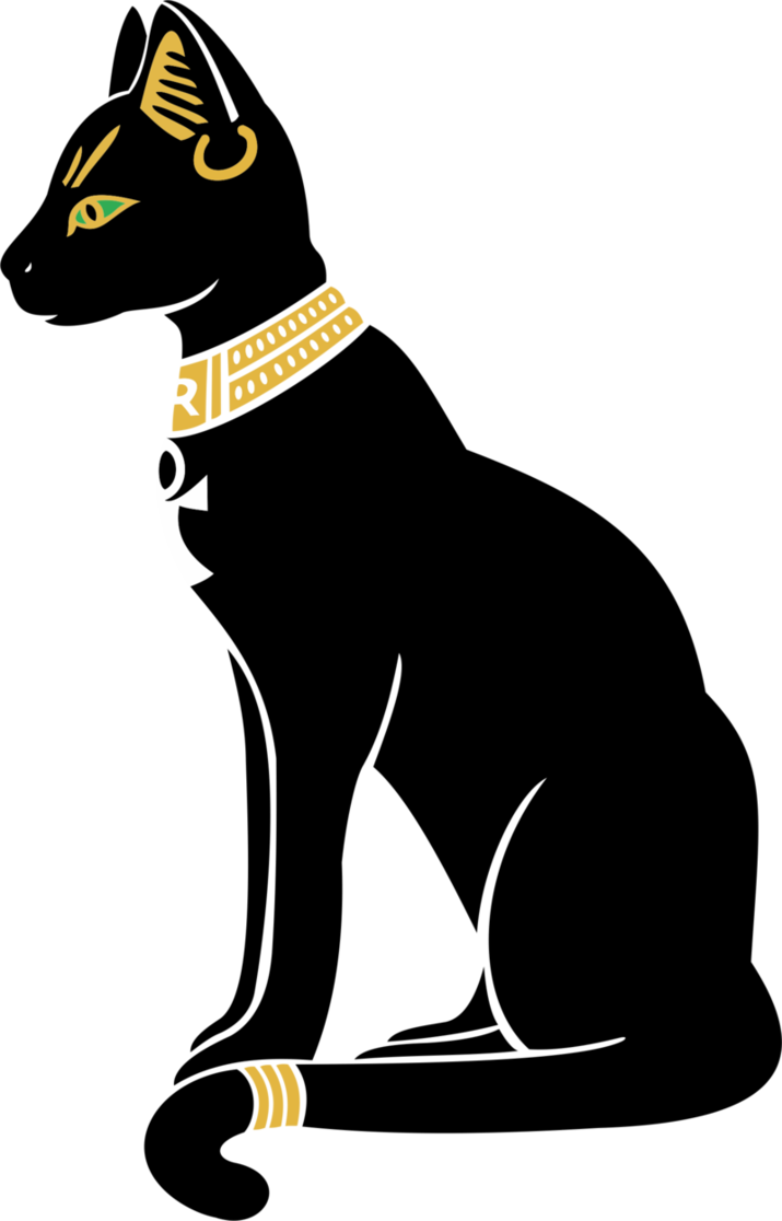 Unicorn Face Painting Stencil Download - Ancient Egyptian Cat (715x1116)