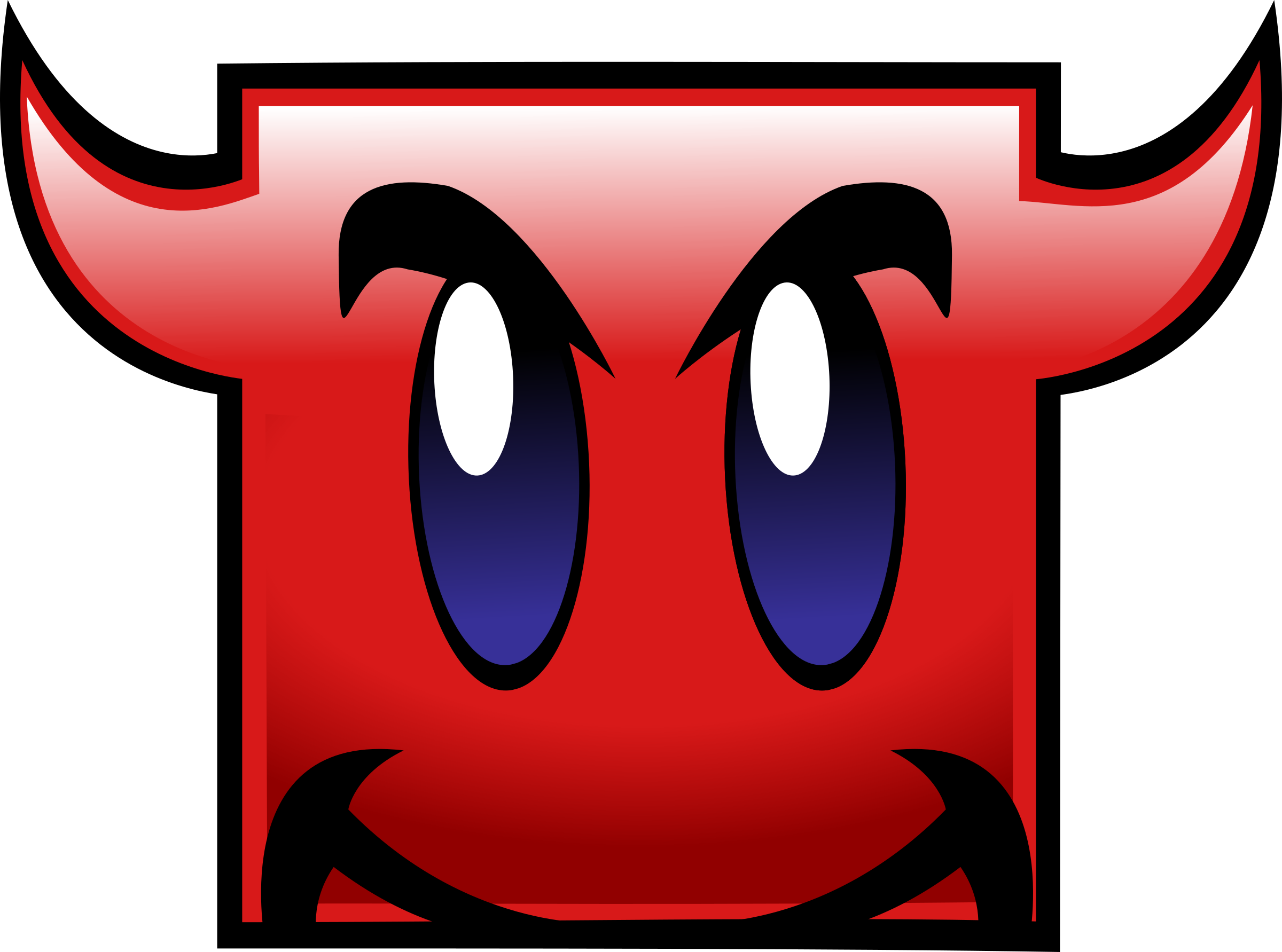 Smiley Evil - Clip Art (2400x1783)