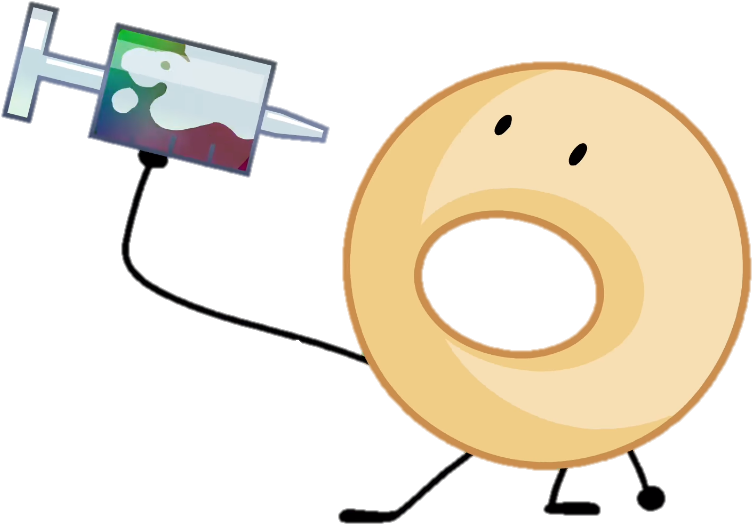 Donut With The Twinkle Of Things - Battle For Bfdi Donut (840x552)