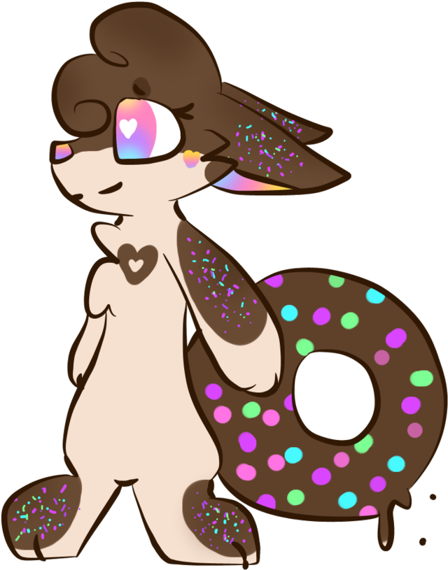 Donut [ot] By Scarlethfluffyadopts - Illustration (744x1074)