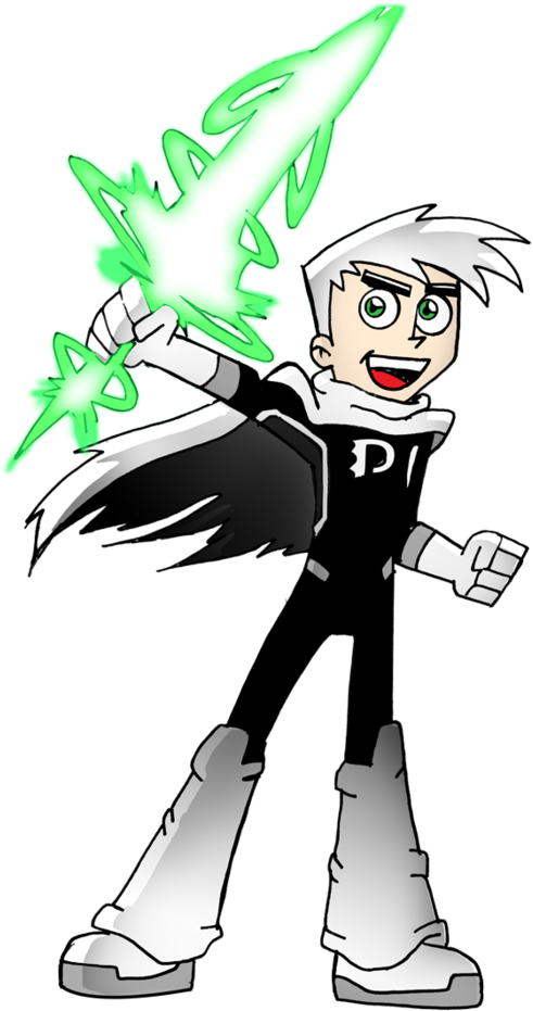 Revision Danny Phantom By Frame10 - Cartoon (600x1015)