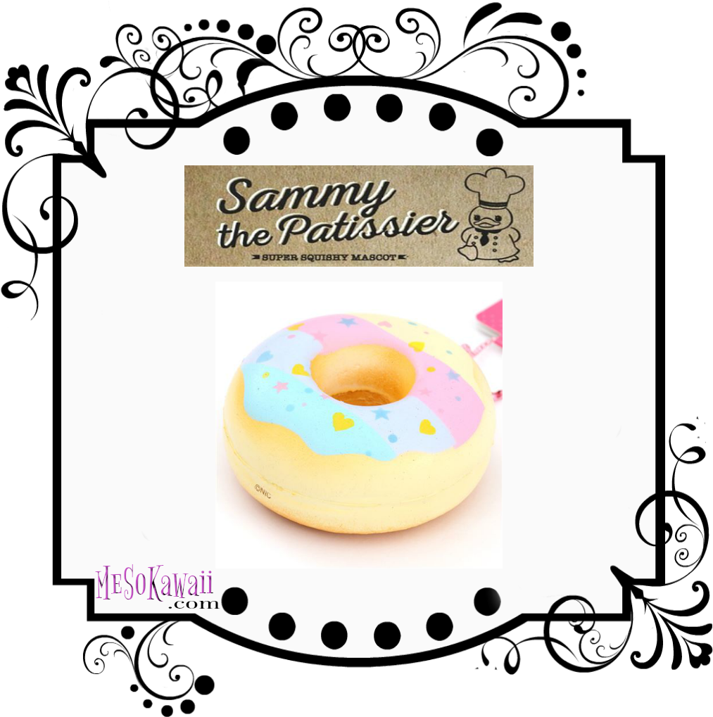 Sammy The Patissier Colorful Donuts Squishy - Squishy Puni Maru Monkey (1024x1024)