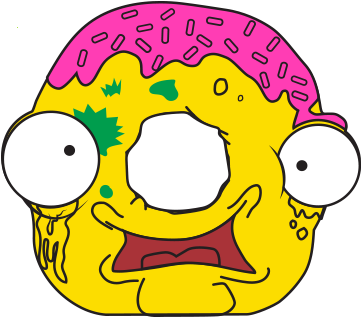 Dodgey Donut Yellow - Grossery Gang Dodgey Donut (400x400)