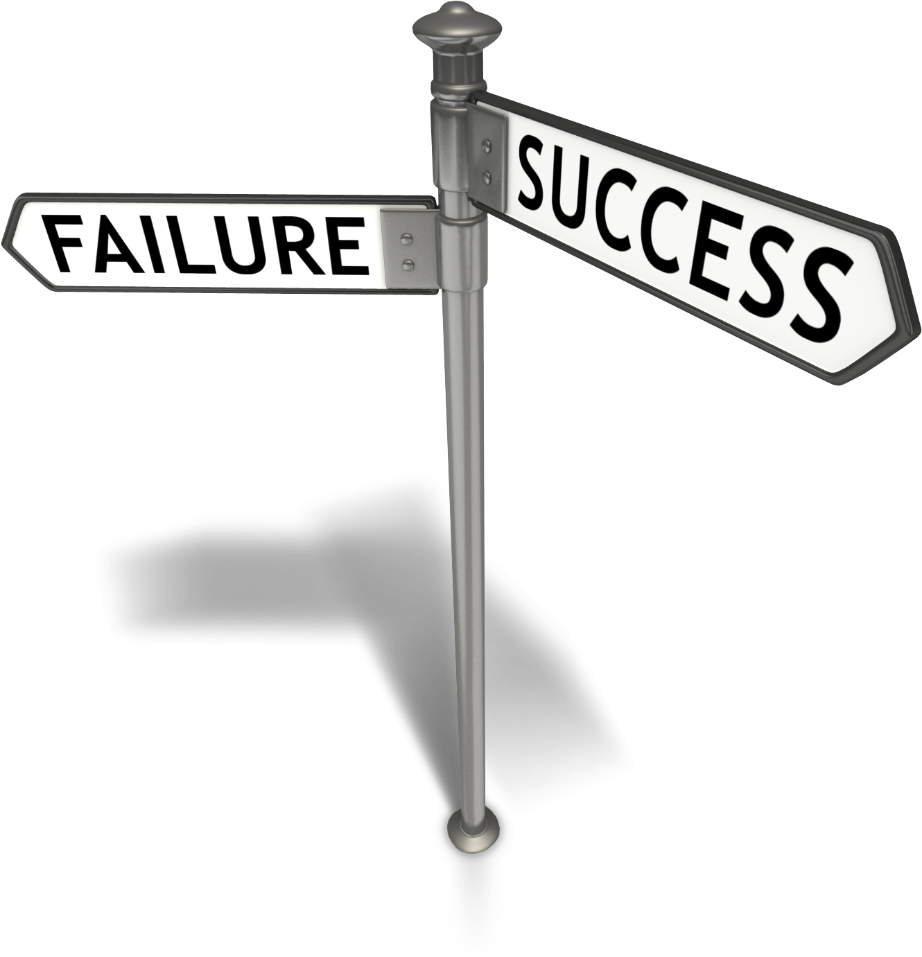 Blank Street Signs Black And White Download - Animated Success For Powerpoint (1600x1400)