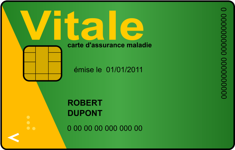 Carte Vitale - Carte Vitale Png (800x527)