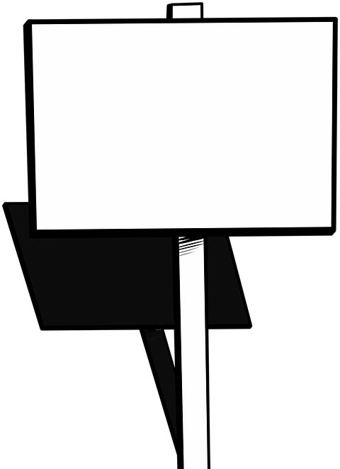 Blank Street Sign Template 11, Buy Clip Art - Placard Png (514x720)