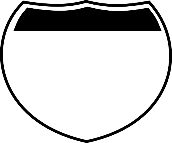 Interstate Sign Clipart - Sign (600x499)