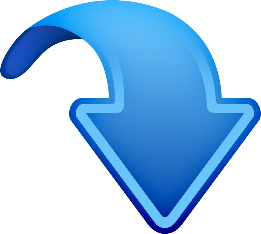 Arrow Icon Png Blue Png Images - Call To Action Arrow (878x786)