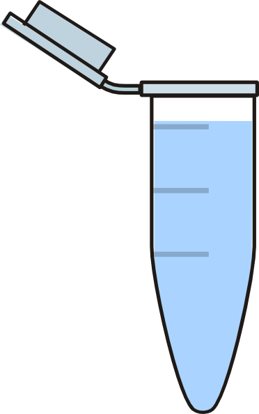 Test Tube Drawing - Tube Eppendorf 1.5 Ml (372x595)