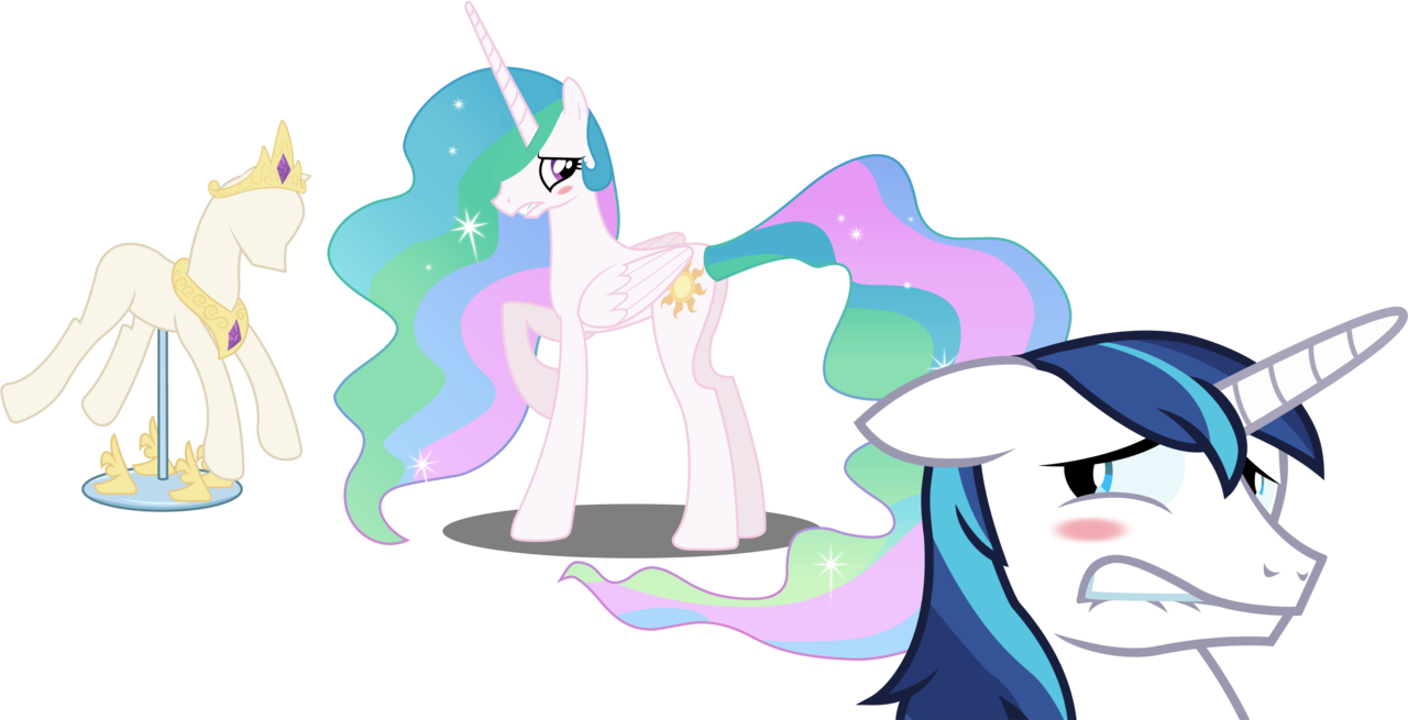 Accessory Less Edit, Alicorn, Artist - Princess Celestia Vector (1280x655)