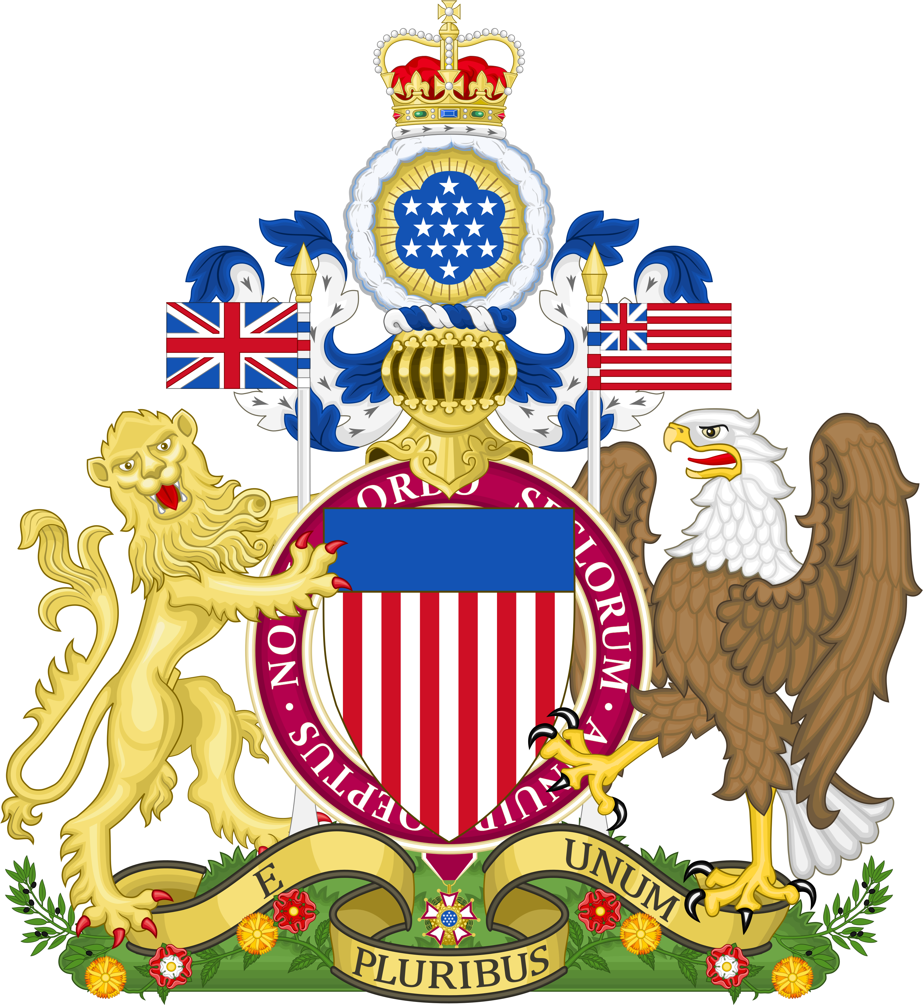 Redesignsimprovement Of My Previous Design - Royal Coat Of Arms (3294x3297)