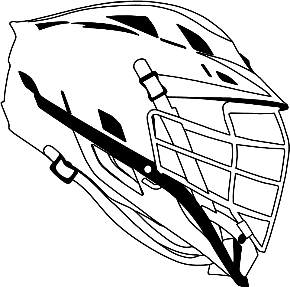 Lacrosse Player Drawing At Getdrawings Com Free For - Outline Of A Lacrosse Helmet (1080x1080)
