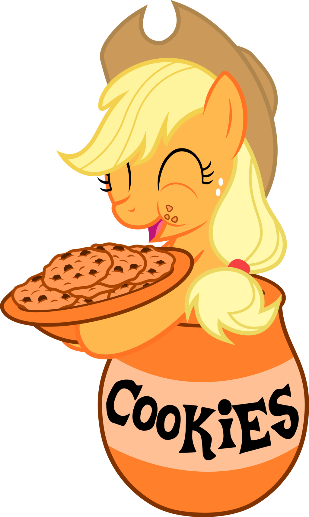 Filpapersoul, Cookie, Cookie Jar, Cookie Jar Pony, - Mlp Base Cookies (1024x1710)