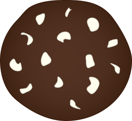 Imagery Created For A Mock Cookie Store Website Called - Chocolate (427x391)