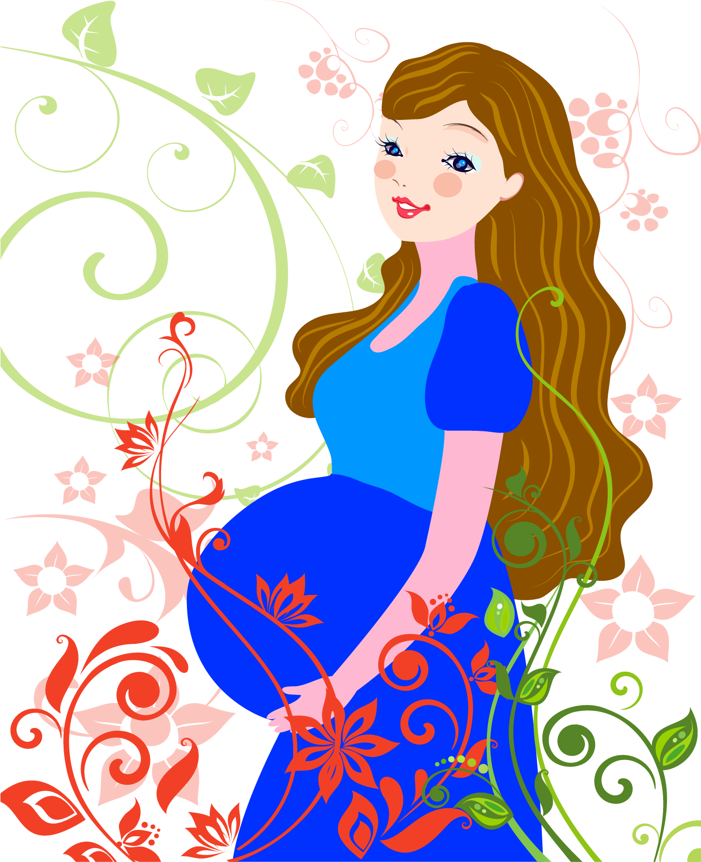 Download and share clipart about Pregnancy Mother Illustration - Mom Is Pre...