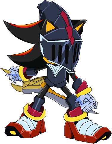 Shadow The Hedgehog - Sir Lancelot Sonic And The Black Knight - (377x485) P...