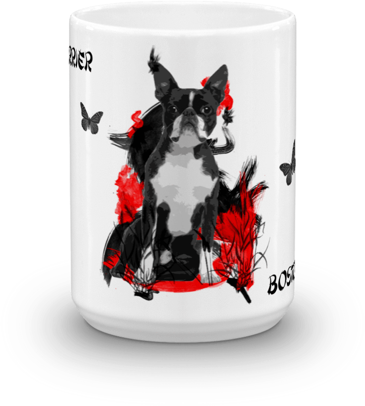 Boston Terrier Chinese Painting - Boston Terrier (1000x1000)