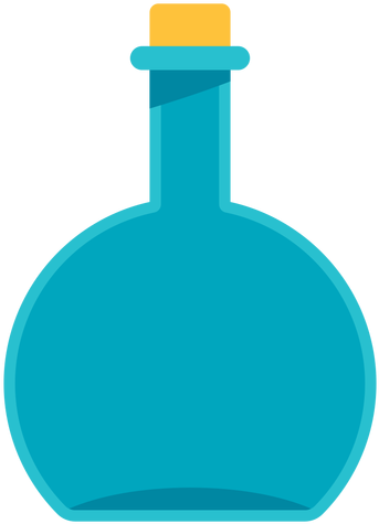 Medical Round Flask Icon Transparent Png - Flask Blue Red Png (512x512)