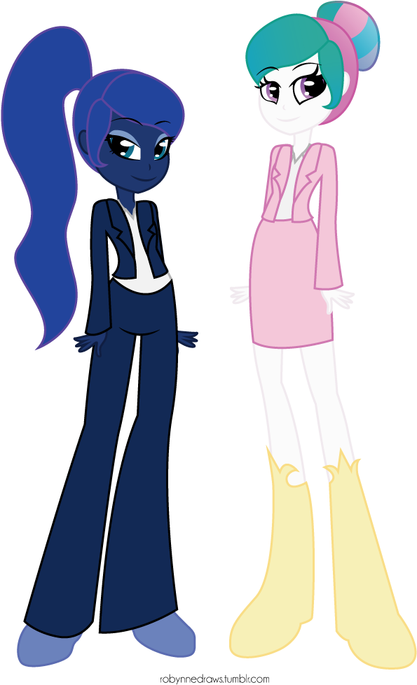 Pretty Pony Principals By Robynneski - Princess Luna Equestria Girl (636x1006)