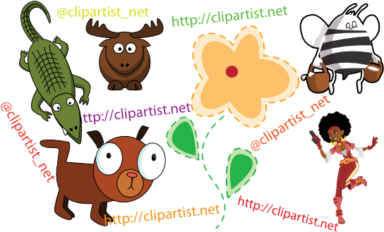 Clipartist Twitter 2 Openclipart - Bee Carrying Honey Shower Curtain (555x333)