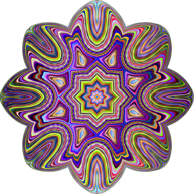 Psychedelic Art Picture - Circle (786x786)
