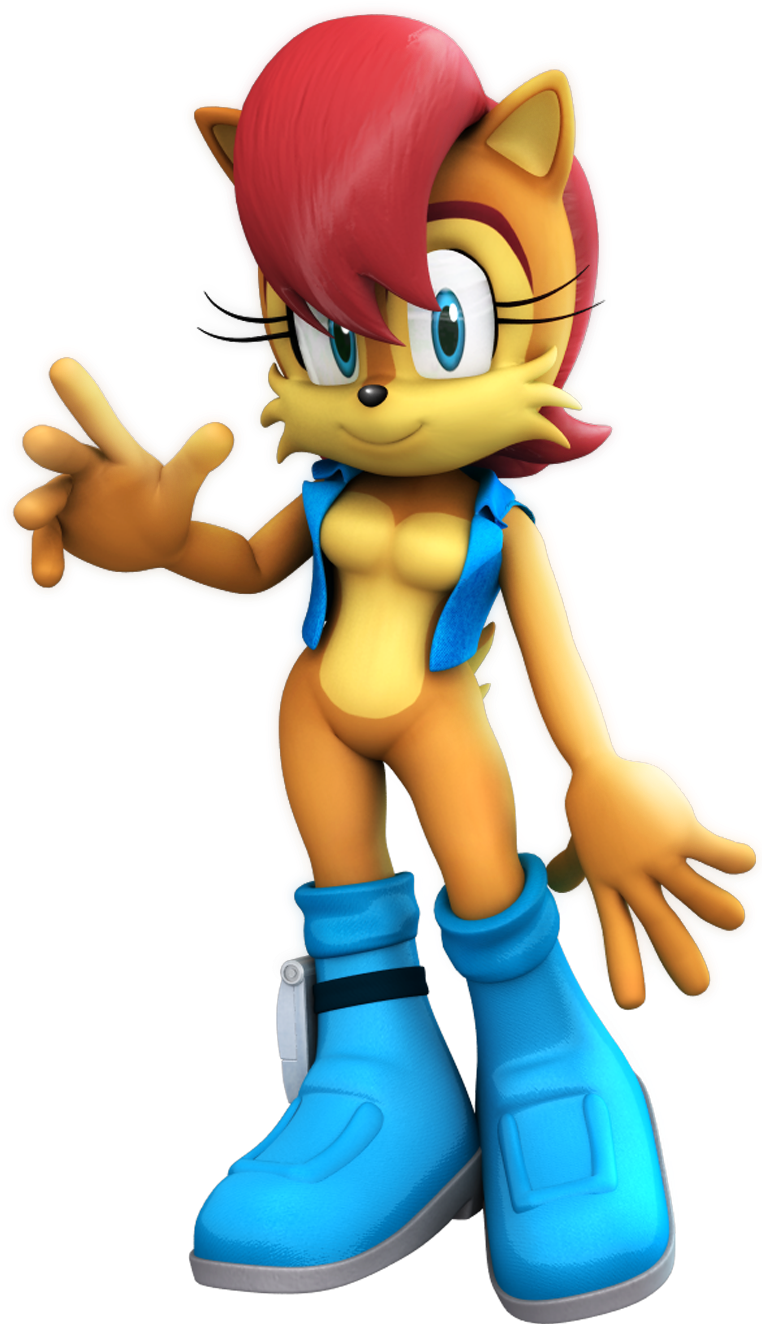Nhoc - Fc00 - Deviantart - Net/fs70/f/201 - Sally Acorn 3d Model (768x1371)
