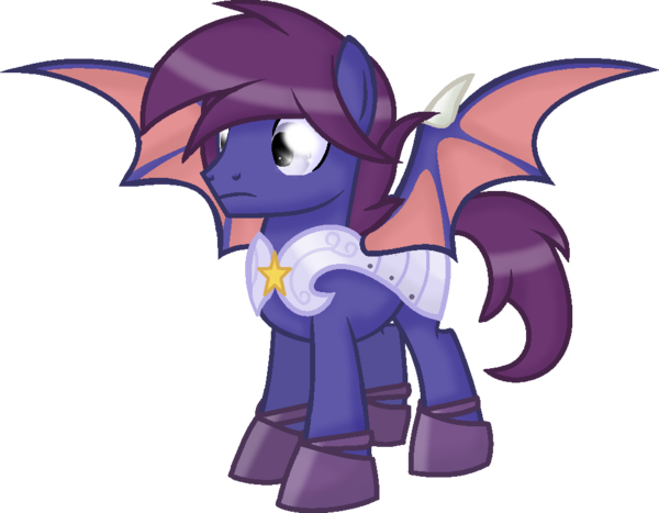Meta Knight Pone By Littlecloudie - My Little Pony Meta Knight (600x467)