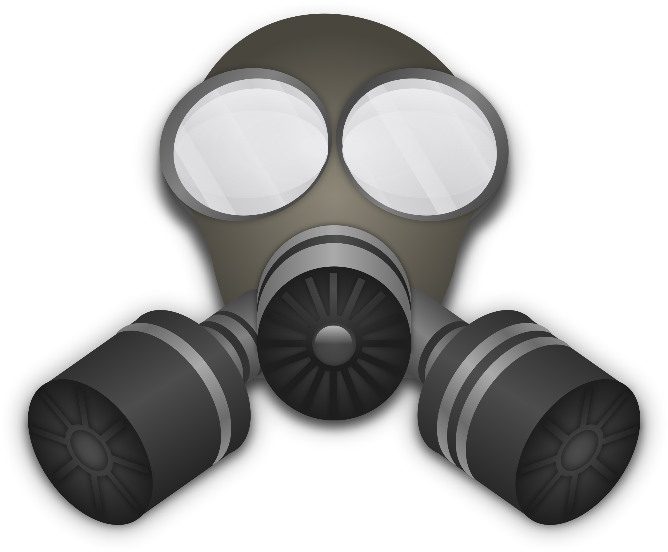 Clipart - Gas Mask Png Clip Art (2287x1892)