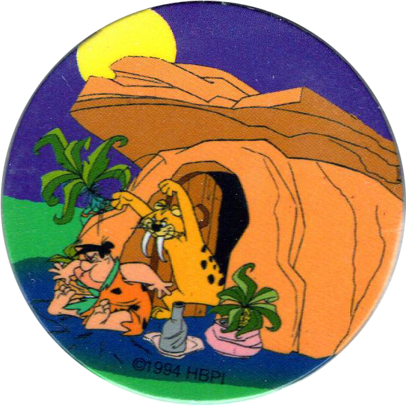 Baby Puss The Flintstones Clip Art - Pebbles And Baby Puss (600x600)