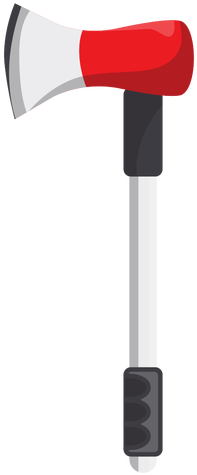 Firefighter Hatchet Illustration Transparent Png - Firefighter (512x512)