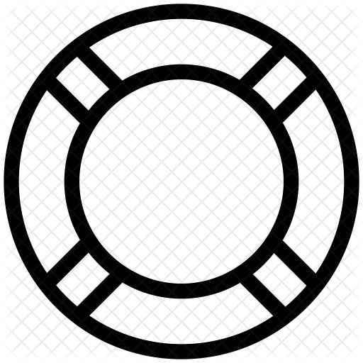 Life Icon - Life Ring Icon (512x512)