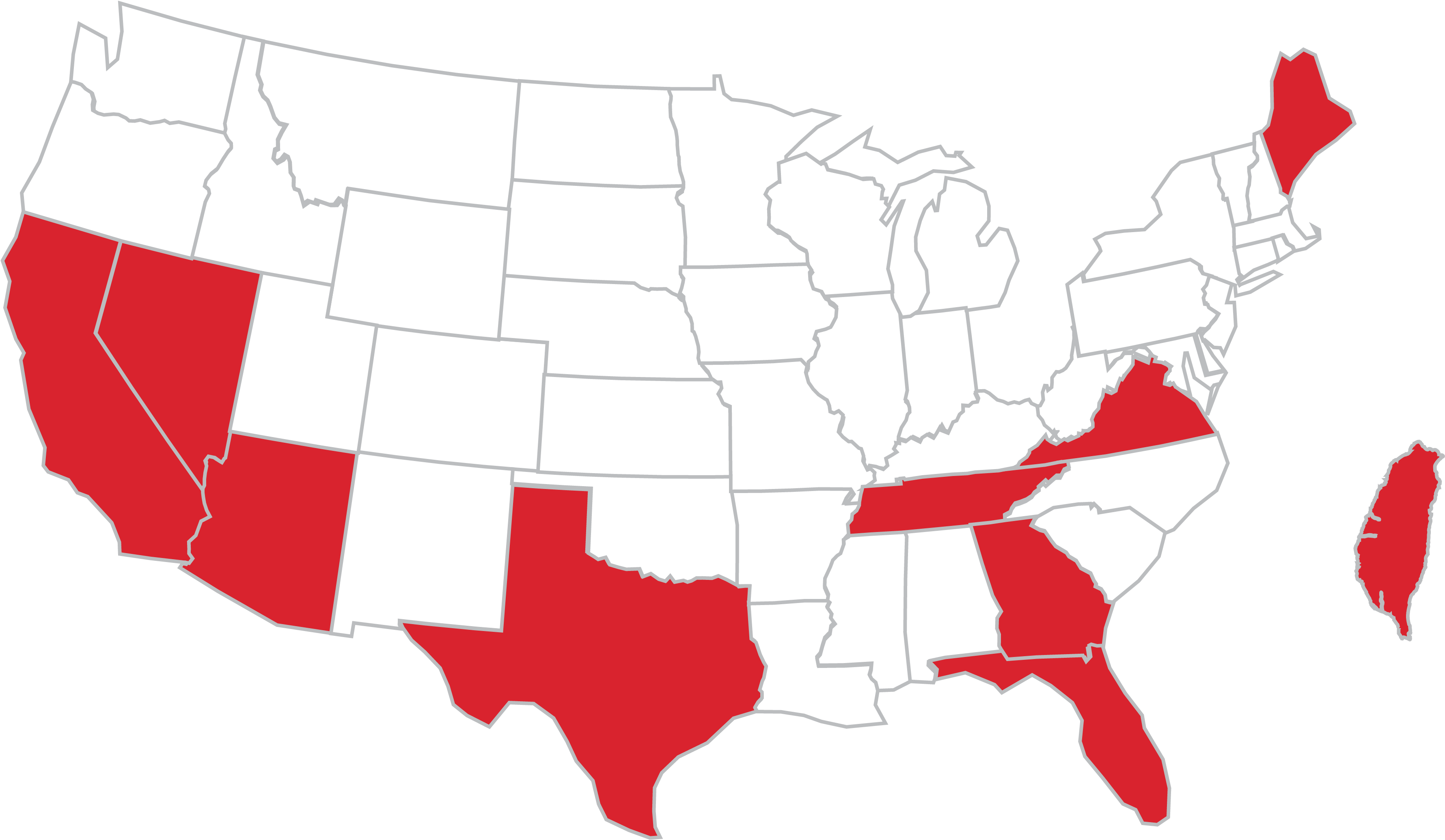Find Locations - Best States To Raise A Family (3688x2288)